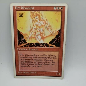 Fire Elemental x1 - 4th Edition Core Set - MTG - Near Mint  - Imagen 1 de 3