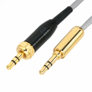 mini-jack 3.5mm plug stereo Locking audio cable L2B2AT for Pro Lapel SLR camera - Picture 1 of 3