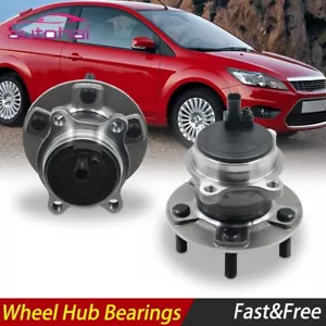 2* Cojinetes de cubo de rueda trasera para Ford Focus 2012-2017 2018 1,0 L 2,0 L 2,3 L - Imagen 1 de 11