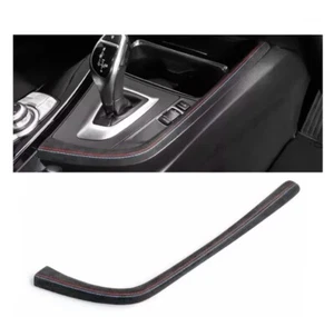 BMW 3 Series F30 F32 F34 2013-2019 Black Alcantara Centre Console Gear Trim Edge - Picture 1 of 4