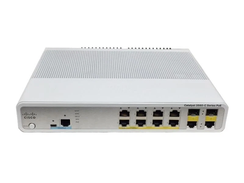 CISCO WS-C3560C-8PC-S 8-Port POE 100Mbps Switch GigE Uplink ios-15.2 3560C-8PC-S - Image 1 of 2