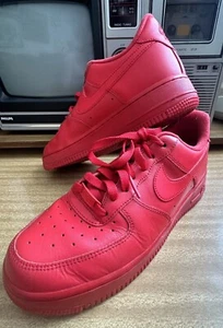 NIKE Air Force 1 Low Triple Red Shoes Mens US 6.5 AF1 Sneakers - Picture 1 of 8