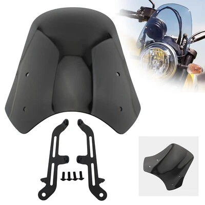 Windshield Windscreen Wind Deflectors FITS Triumph Bonneville T100 Thruxton 900 - Image 1 of 4