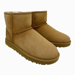 UGG CLASSIC MINI II CHESTNUT WILDLEDER LAMMFELL DAMENSTIEFEL GRÖSSE US 10 - Bild 1 von 5