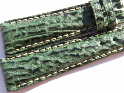 ZENITH SHARK BAND STRAP GREEN 15 MM 59/98 NEW Z15-07 - Image 1 of 4