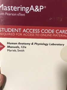 MasteringA&P Access Card Human Anatomy & Physiology Laboratory Manuals 12th 