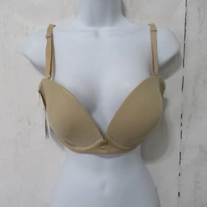 Nuevo sujetador sin espalda Maidenform 38D beige tostado con aros 7445 - Imagen 1 de 7