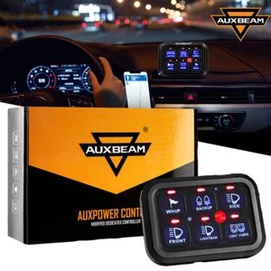 Sistema de relé de control de panel de interruptor de barra de luz LED de 6 velocidades AUXBEAM BC60 para Chevy - Imagen 1 de 12