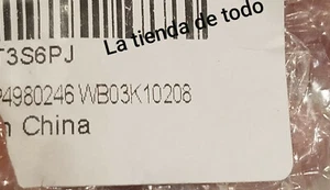 2 GAMA ESTUFA DE METAL PERNO DE COCINA ACERO INOXIDABLE SE ADAPTA WB03K10208 AP4980246 LEER - Imagen 1 de 7