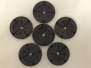 FISHING ROD HOLDER 6 PACK 2-3/4" OD GROMMET BLACK POLE 6680 2.75" GROMMETS EBAY - Picture 1 of 2