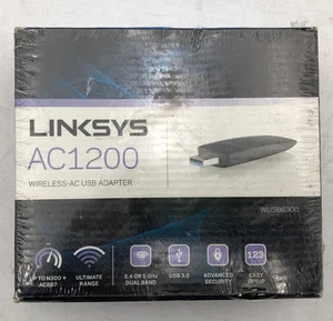 Linksys WUSB6300 Dual-Band AC1200 Wireless-AC USB 3.0 Adapter - New Sealed - Picture 1 of 2