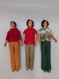 Lot of 3: Vintage Mod Hair Ken (all cut) Barbie Mattel Hong Kong Korea 1970s - Picture 1 of 21
