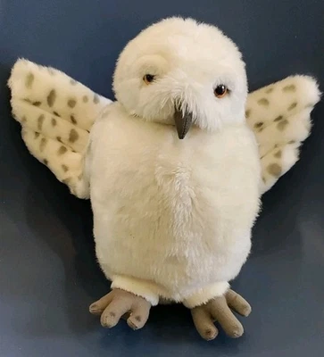 Harry Potter Hedwig White Owl Puppet Plush With Twisting Head Universal Orlando - Image 1 of 4