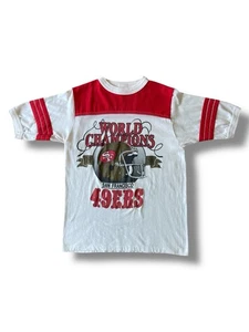 Vintage San Francisco 49ers 1988 World Champions T-Shirt Size M Niners - Picture 1 of 19