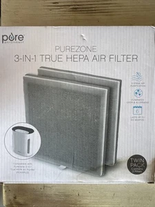 Pure 3-in-1 True Hepa Air Filter Replacement 2 Pack Enrichment - Picture 1 of 3