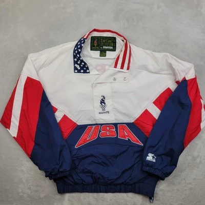 Chaqueta Pullover Vintage EE. UU. Olímpica Para Hombres XL Atlanta 1996 Abrigo de Inicio Juegos Años 90 Foto 1 de 4