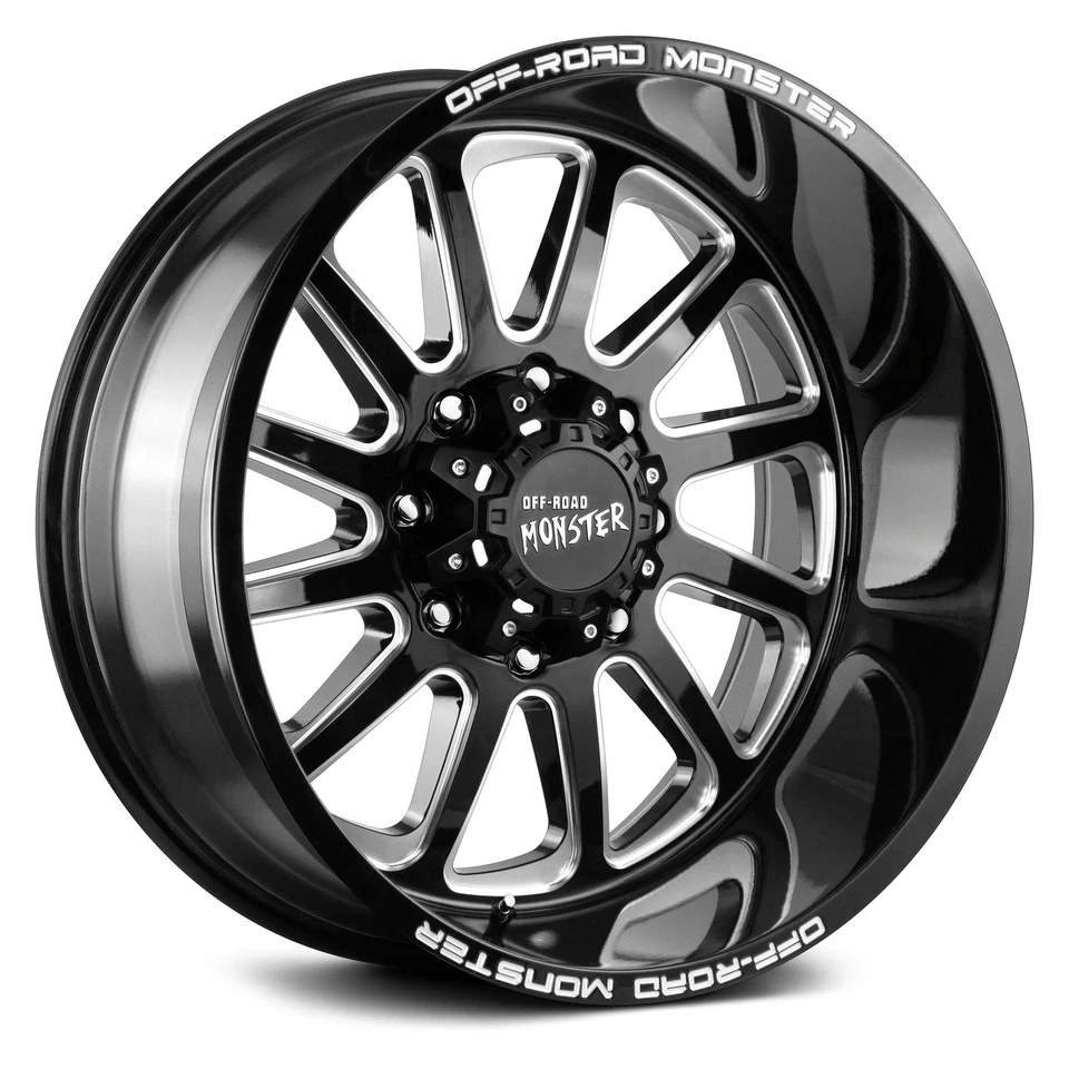 Off-Road Monster M17 Wheel 22x12 (-44, 6x139.7, 106.4) Black Single Rim - Image 1 of 4