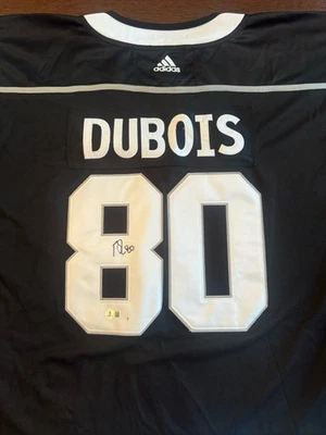 Pierre-Luc Dubois Autographed Signed Jersey Los Angeles Kings Beckett COA - Image 1 of 4