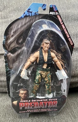 Figura de acción NECA Predator Serie 9 Jungle Encounter Holandés 25 aniversario NUEVO Foto 1 de 4