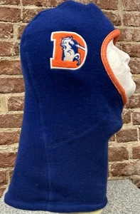 Denver Broncos Full Head Hat Mask One Size Fits Most - Picture 1 of 4