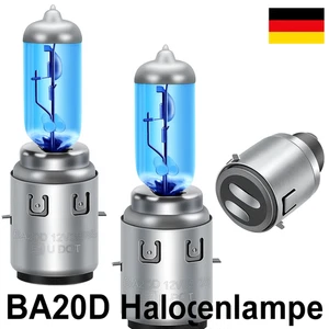Erato Ba20d S2 Motorrad Halogenlampen 35/35W 12 V 5000K warme weiße super hell h - Bild 1 von 1