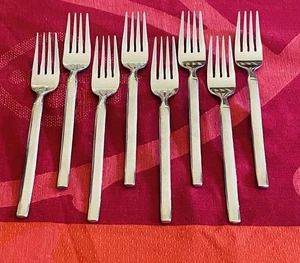 Zwilling J. A. Henckels OPUS Glossy 18/10 Stainless 8- Dinner Forks  7 7/8" - Picture 1 of 7