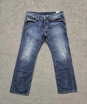 Pantalones de mezclilla Diesel vintage para hombre 36 (se adapta a 38x30) desgastados Viker lavado recto 0RM80 Foto 1 de 4