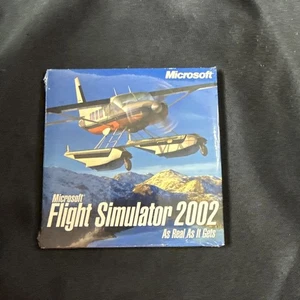 NEW Microsoft Flight Simulator 2002 For Windows/PC - SEALED RARE - Picture 1 of 4
