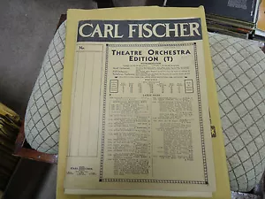 Arreglo completo de partitura de orquesta de L'Arlesienne Bizet Tobani 1908 - Imagen 1 de 1