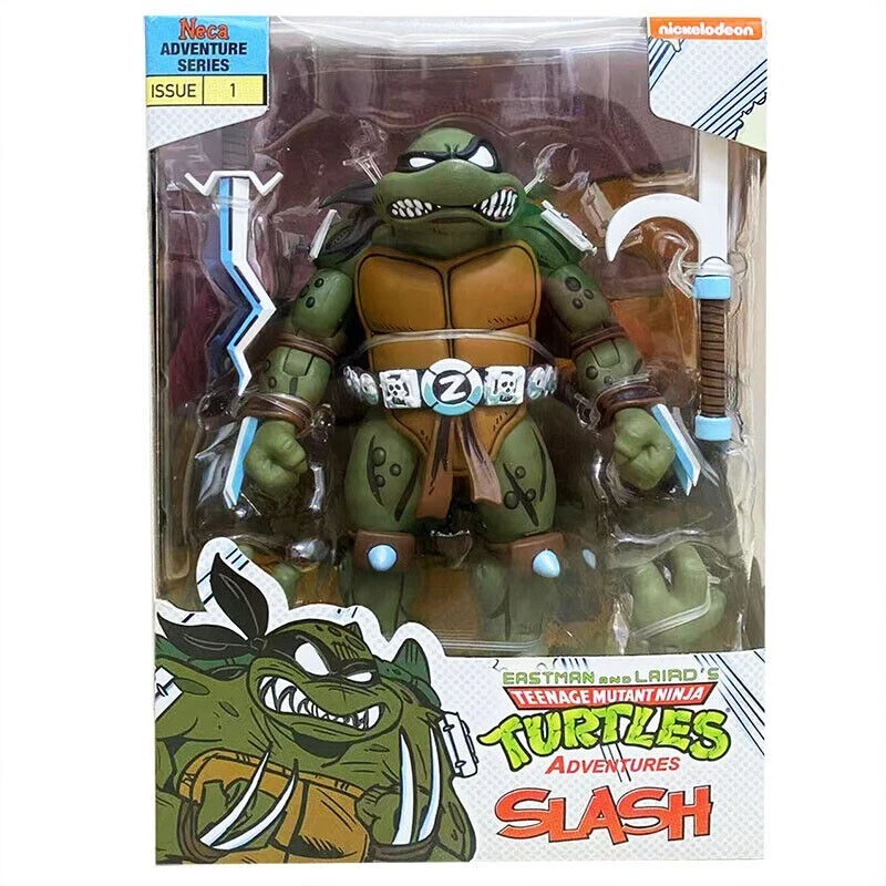 TMNT ARCHIE COMICS TMNT ADVENTURES – SLASH 7″ Action Figure 18 cm NECA