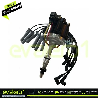 HEI Distributor With Wire Set For Ford F100 F150 F250 F350 E100 E250 E350 4.9L - Image 1 of 4