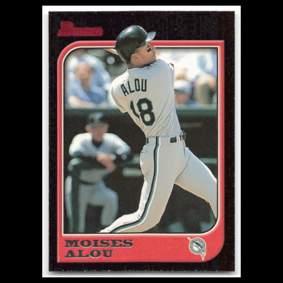 Moises Alou #235 1997 Bowman Florida Marlins Baseball Card MLB NM - Image 1 of 3
