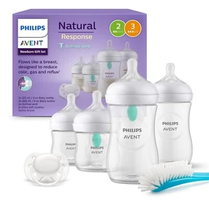 Philips Avent Babyflaschen mit AirFree Ventil, Geschenkset für Neugeborene - Bild 1 von 10