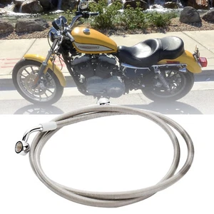 Línea de freno delantero de extensión 46,5" para Harley Sportster XL 883 1200 2004-up SIN ABS - Imagen 1 de 6