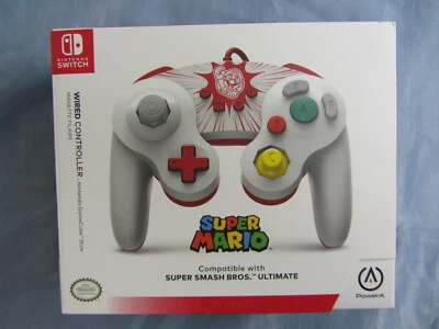 PowerA WIRED Controller Nintendo Switch Super Mario GameCube Style Smash Bros - Image 1 of 4