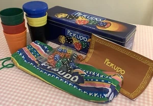 Perudo The Classic Game Of Liar Dice Travel Tin Paul Lamond Games -100% Complete - Picture 1 of 12