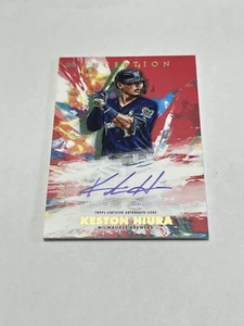Keston Hiura 2020 Topps Inception Auto Rookies & Emerging Stars rojo/75 - Imagen 1 de 2
