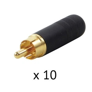 10pcs Switchcraft 3502ABAU  RCA / Phono Plug Connector - Picture 1 of 1