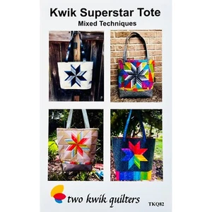 Kwik Superstar Tote PATTERN TKQ82 by Two Kwik Quilters 2017 - Picture 1 of 6