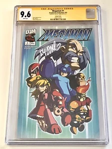 2003 Mega Man 1 Dreamwave 1st Appearance SKOTTIE YOUNG VARIANT SIGNED SS CGC 9.6 - Bild 1 von 4