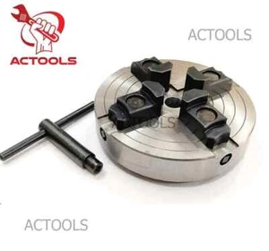 Torno de madera de 6 pulgadas 4 mordazas mandril independiente roscado 3/4 x16 mandíbula ACTOOLS UK - Imagen 1 de 12