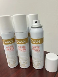 Lot of (6) JOVAN WHITE MUSK FOR WOMEN 2.5 FL oz / 70 G Cologne Body Spray - Picture 1 of 3