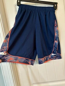 NIKE DRI-FIT SHORTS, YOUTH SIZE Medium Dark blue DRAW STRING - Picture 1 of 12