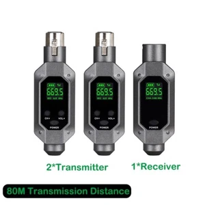 Sistema Wireless Trasmettitore Ricevitore Altoparlanti Collegare per Microfono Dinamico - Foto 1 di 17
