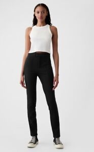Gap Women’s Ponte Skinny Black Dress Pants Leggings NWT Size 12 Tall