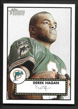 2006 Topps Heritage Football Card #143 Derek Hagan Rookie