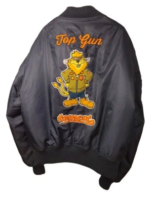 Top Gun MA-1 Mens N.Y. Tomcat Bomber Jacket US Air Force Military  Blue Size 4X - Image 1 of 4