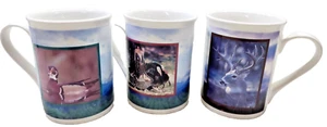 Hirsch, Truthahn und Ente WildLife Kaffeetassen 12 Unzen 3er Set - Bild 1 von 9