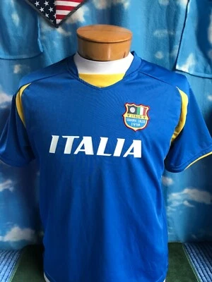 Juvenil Italia Squadra Calico 1983 Fútbol XL Azul Camiseta Jersey Dri-fit C30  Foto 1 de 4