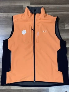 Drake Waterfowl Clemson Tigers Windproof Tech Vest Full Zip Mens XL Magnattach - Picture 1 of 10